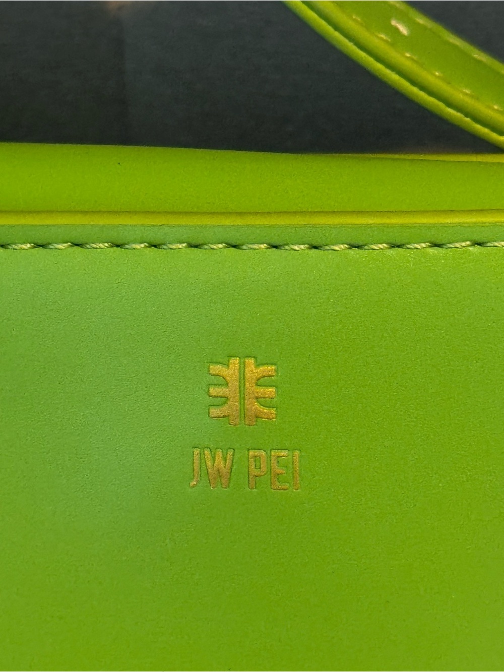 JW PEI Bright Lime Green Shoulder Bag - Picture 3 of 4